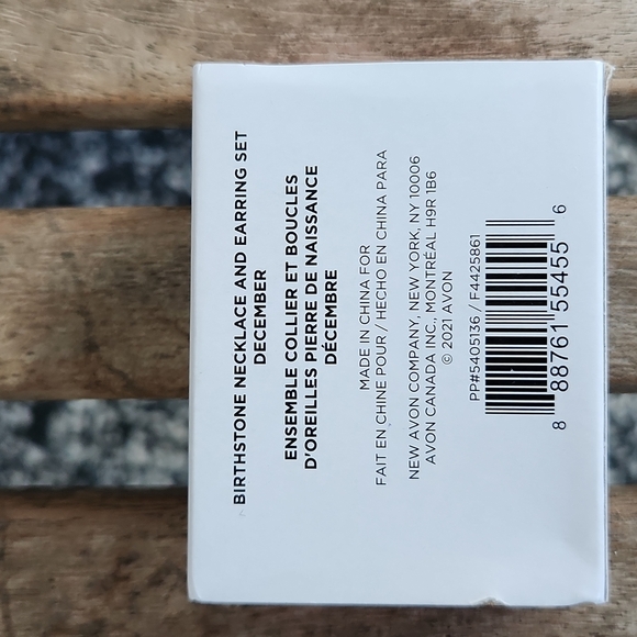 NEW! DECEMBER - Birthstone Necklace & Earring  Set -  December  ocean blue - Picture 6 of 12